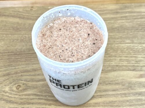 自作のたんぱく質ドリンク