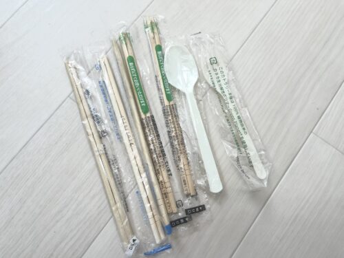 コンビニの箸やフォーク類